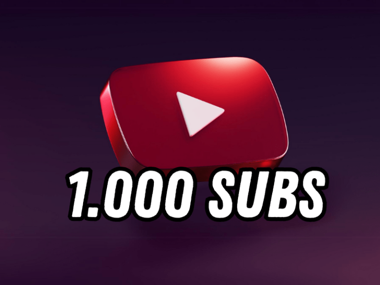 1000 SUBS YOUTUBE